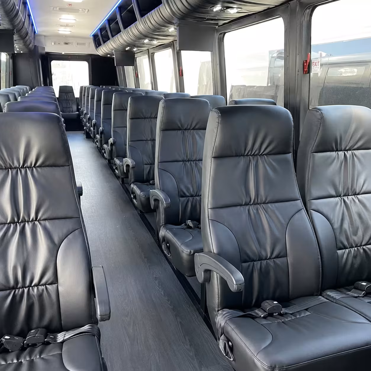 25 passenger minibus interior