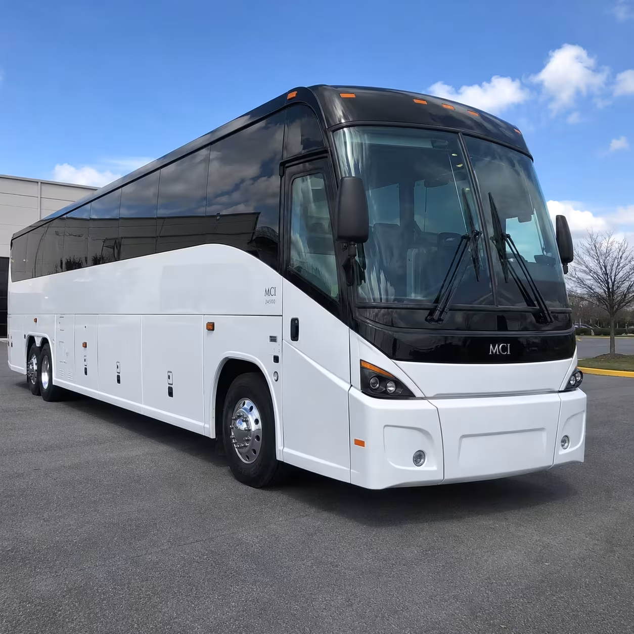 tustin charter bus rental exterior