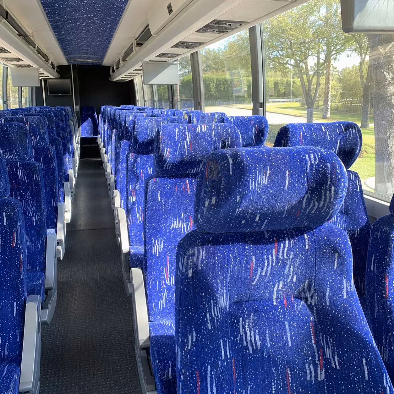 tustin charter bus rental inside